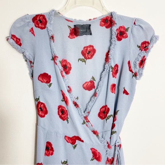 Reformation Mini Wrap Dress - Lola print - Picture 4 of 9